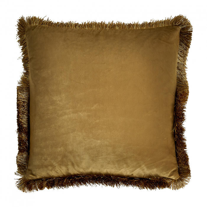 Perna decorativa catifea Ocru|Perne elegante de calitate [2]