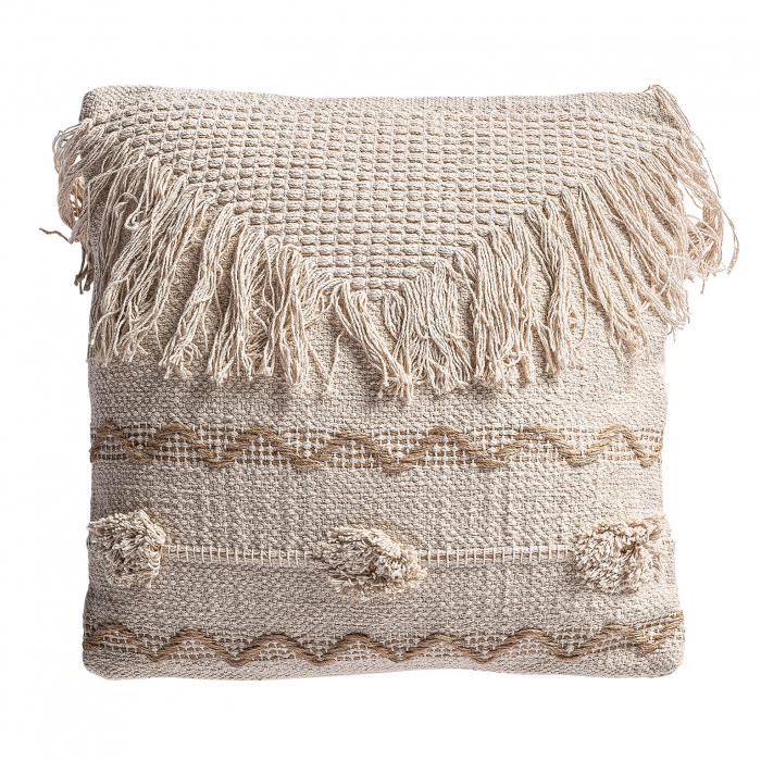 Perna decorativa iuta bumbac vintage|Perne rustice elegante [1]