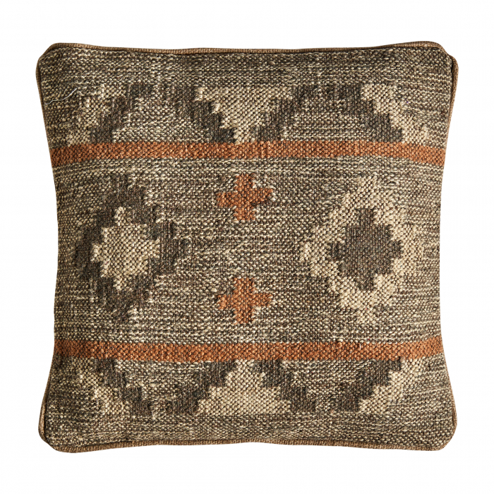Perna decorativa vintage iuta maro bej|Perne rustice [1]
