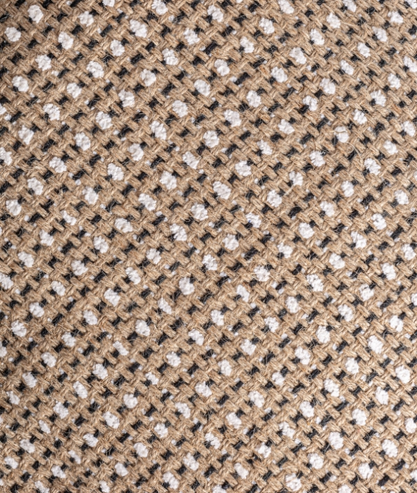 Pernă decorativă Halena alb murdar cu detalii maro 60x40 cm [3]