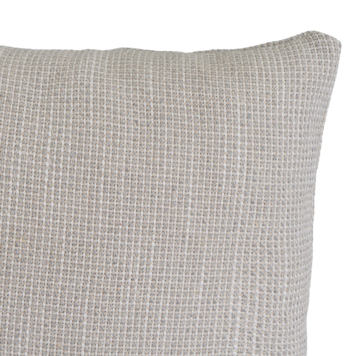 Pernă gri cu model în carouri din poliester 50x30 cm [3]