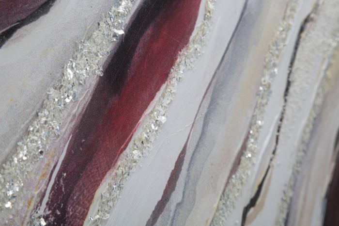 Pictura abstracta Redy, panza, rosu multicolor - creativdeco.ro [3]