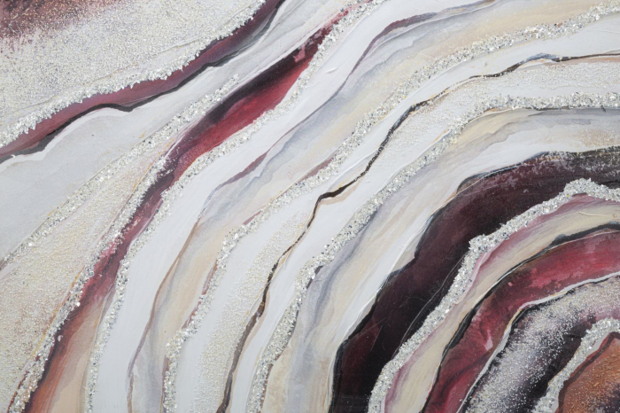 Pictura abstracta Redy, panza, rosu multicolor - creativdeco.ro [4]
