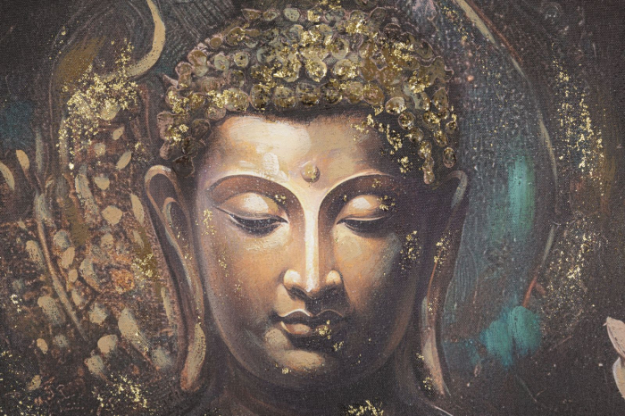 Pictura Buddha Flori Lotus CreativDeco [2]