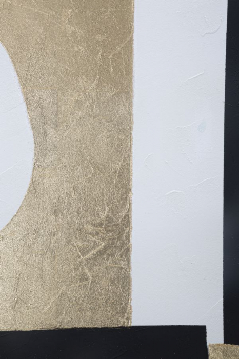 Pictura pe panza Obix, lemn pin, negru auriu - CreativDeco.ro [4]