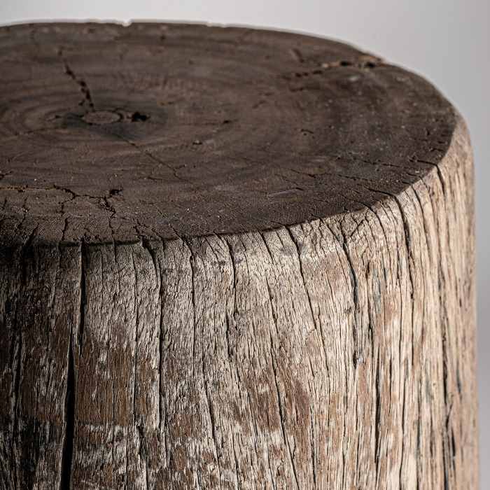 Piedestal inalt lemn tropical|Piedestaluri rustice dramatice [2]