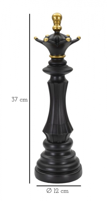 Piesa Sah Regina Neagra Auriu [6]