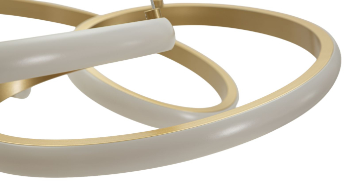 Plafonieră LED aurie design circular [2]