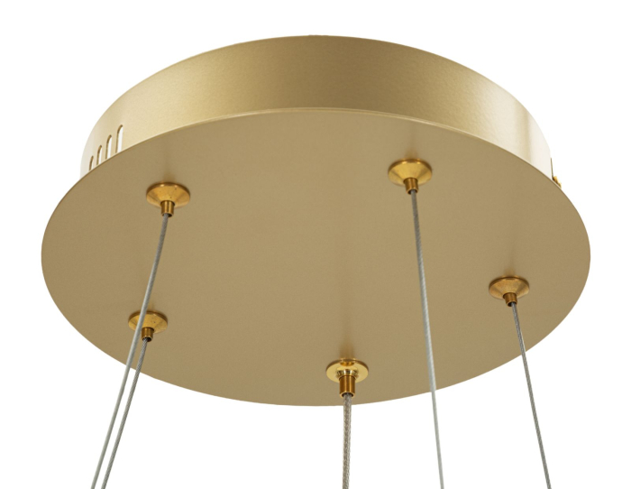 Plafonieră LED aurie design circular [3]