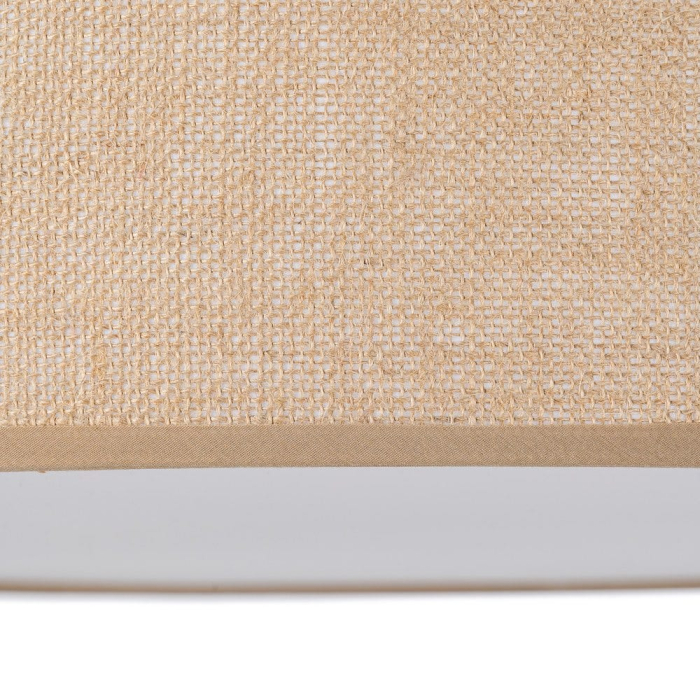 Plafoniera din metal si in natural tambur texturat cu difuzor opal – diametru mare [3]