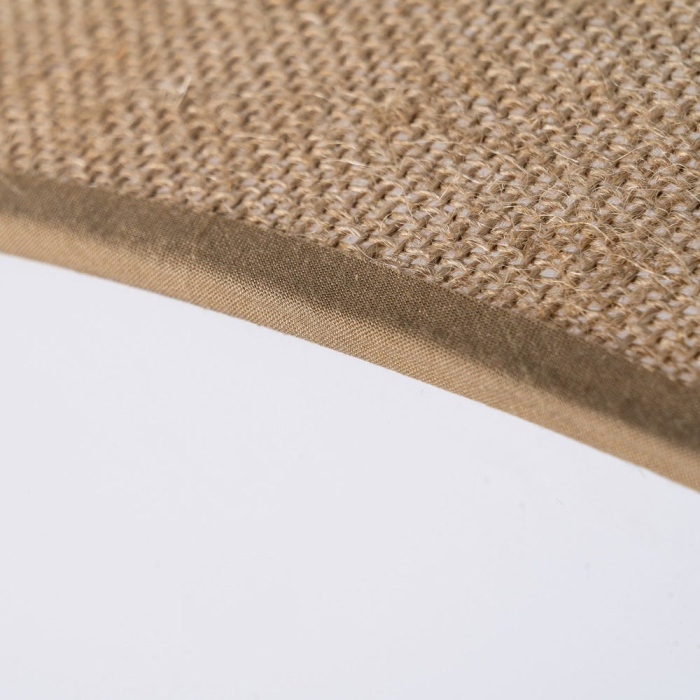 Plafoniera din metal si in natural tambur texturat cu difuzor opal – diametru mare [7]