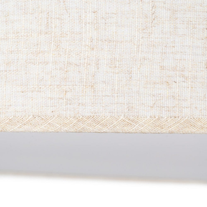 Plafoniera din metal si in off-white tambur texturat cu difuzor opal – diametru mare [2]