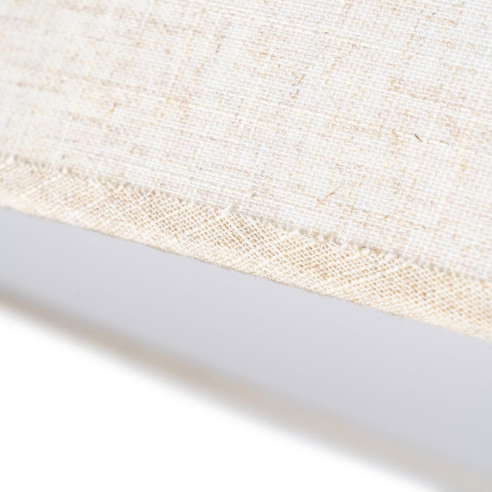 Plafoniera din metal si in off-white tambur texturat cu difuzor opal – diametru mare [4]