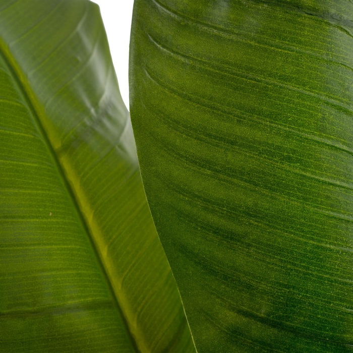 Plantă artificială Banana Leaf cu frunze mari și ghiveci negru [5]
