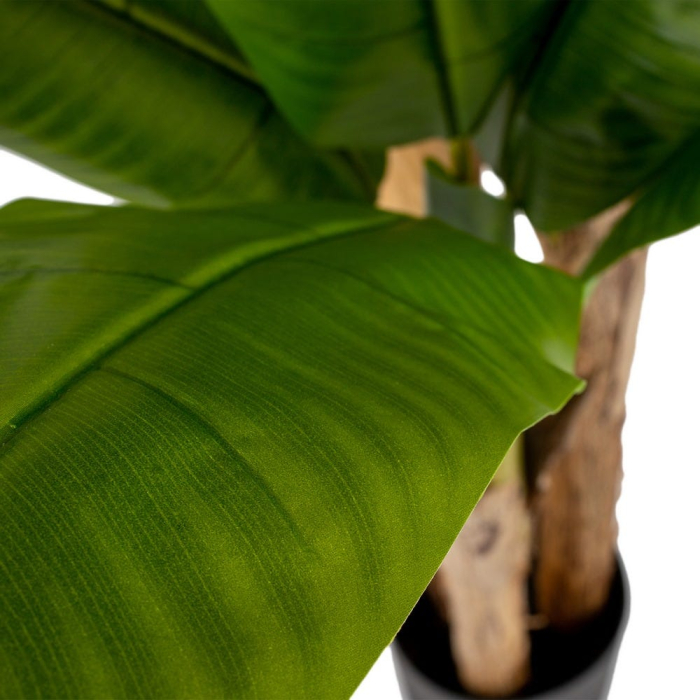 Plantă artificială Banana Leaf cu frunze mari și ghiveci negru [3]