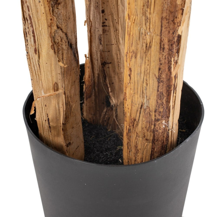 Plantă artificială Banana Leaf cu frunze mari și ghiveci negru [7]