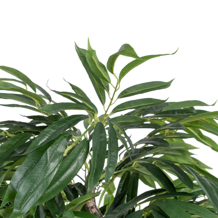 Plantă artificială Eucalyptus cu frunziș bogat și ghiveci negru [3]