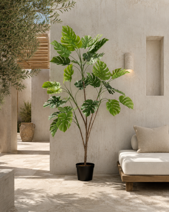 Plantă artificială Monstera pentru exterior cu tulpini înalte [2]