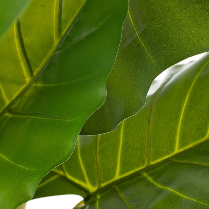 Plantă artificială Philodendron cu frunze mari și ghiveci negru [6]