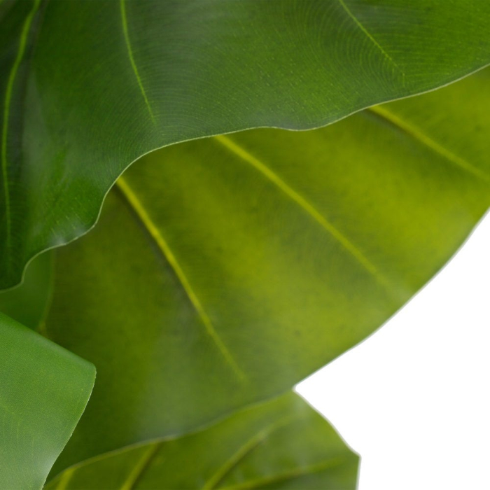 Plantă artificială Philodendron cu frunze mari și ghiveci negru [5]
