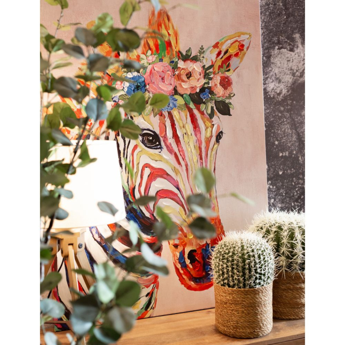 Planta decorativă artificială ghiveci alb – design modern [7]