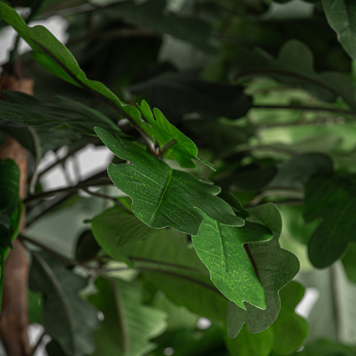 Plantă artificială tip stejar frunziș verde Roble [4]