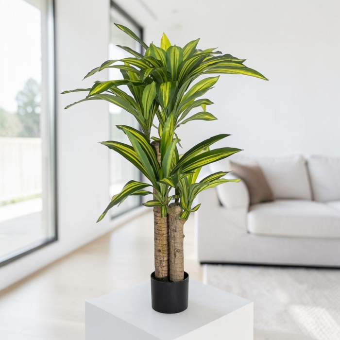 Planta artificiala Dracaena 100 cm cu aspect natural realist [2]