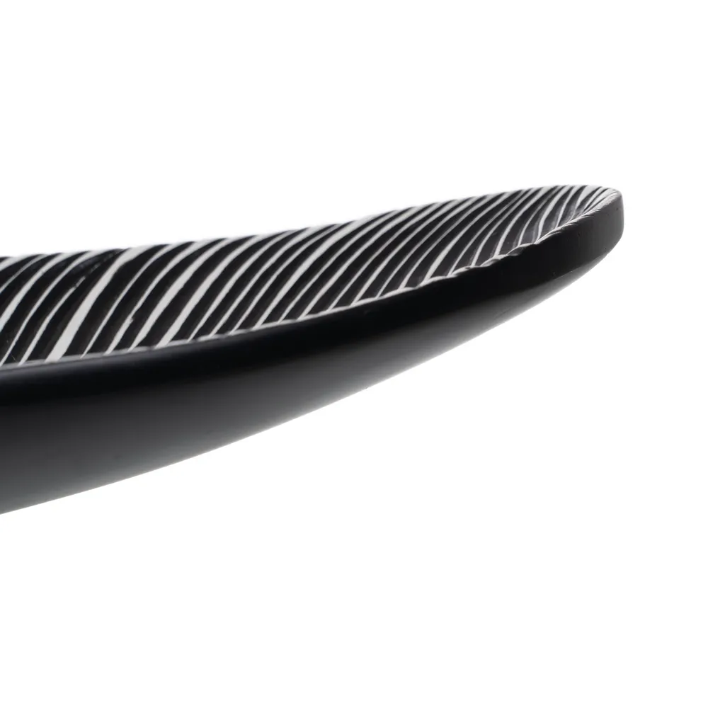 Platou Decorativ Fern Alb-Negru, 49cm - CreativDeco.ro [2]