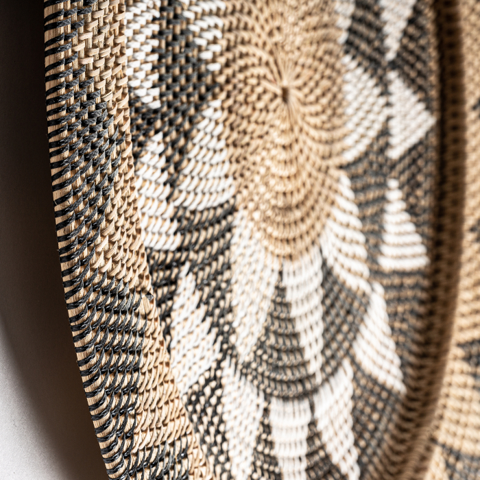 Platou decorativ ratan bej|Decoratiuni perete naturale [2]