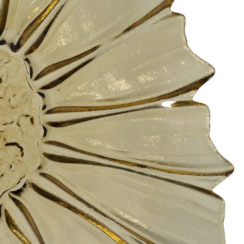 Platou Fructe Flower M Sticla Verde - CreativDeco.ro [8]