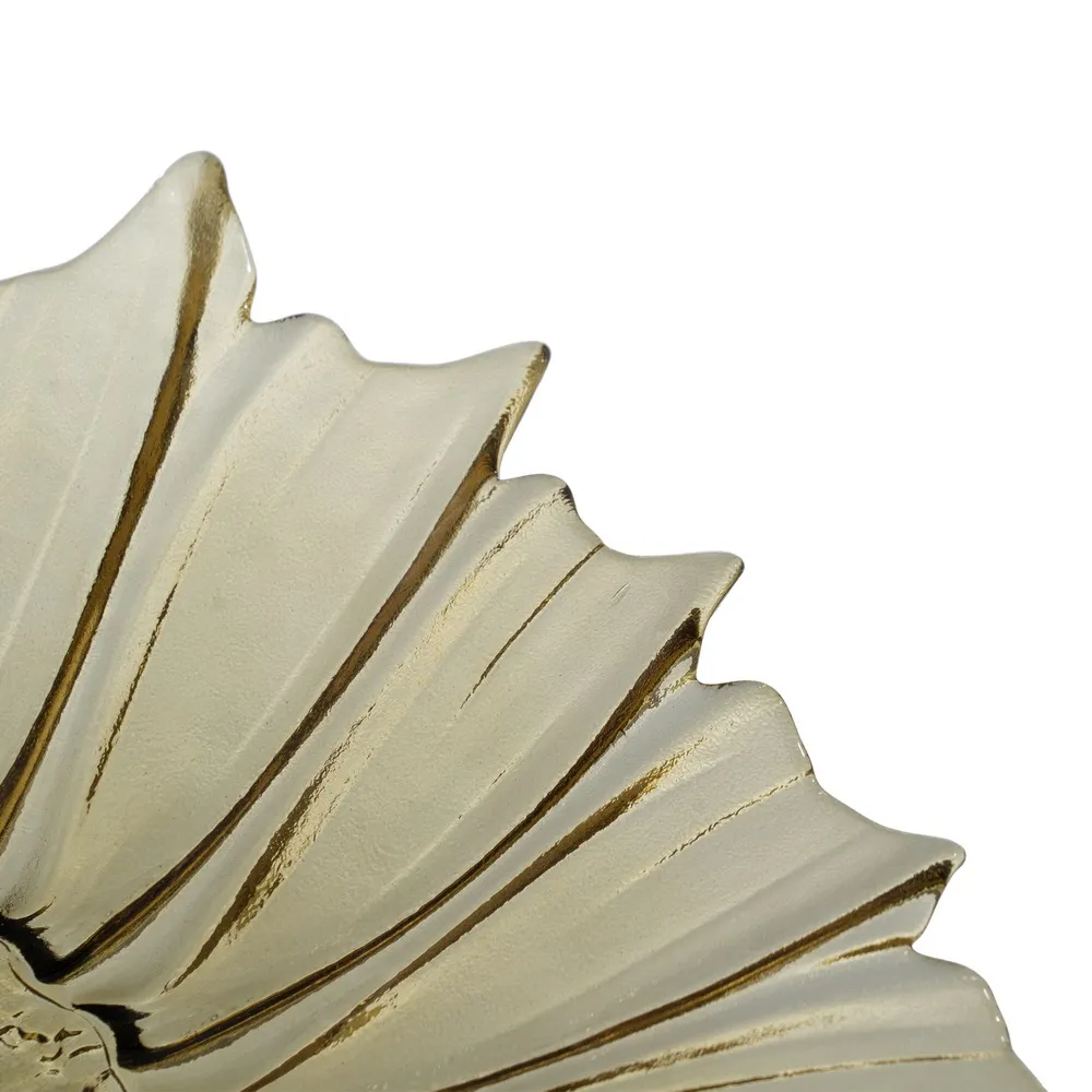 Platou Fructe Flower M Sticla Verde - CreativDeco.ro [6]