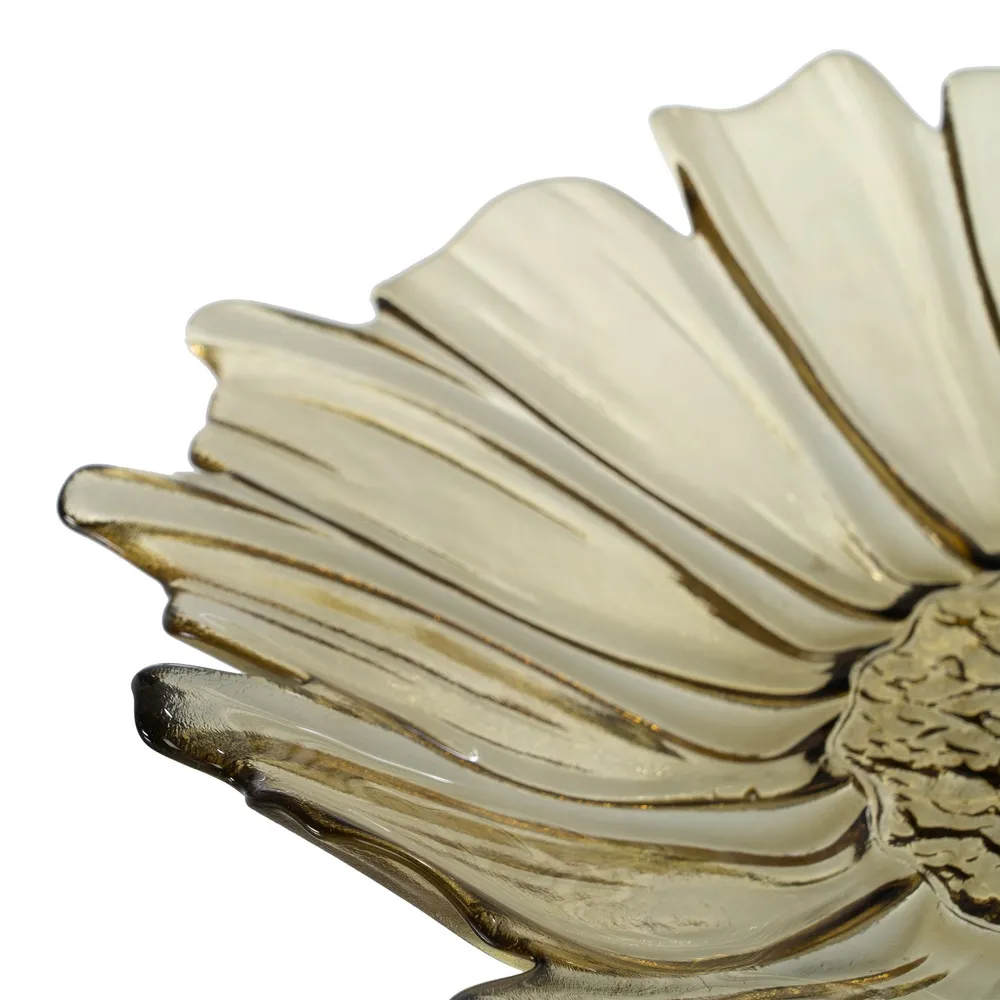Platou Fructe Flower M Sticla Verde - CreativDeco.ro [7]
