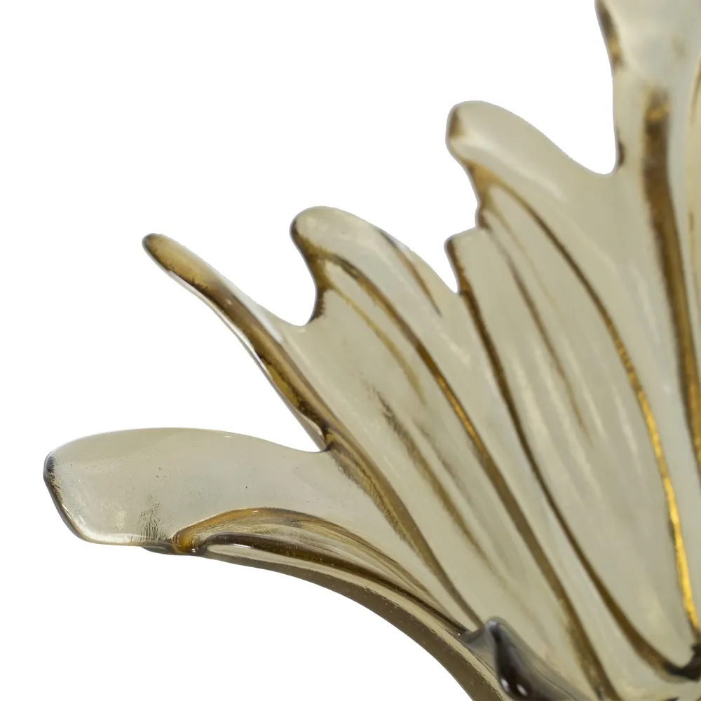 Platou Fructe Flower Sticla Verde - CreativDeco.ro [7]