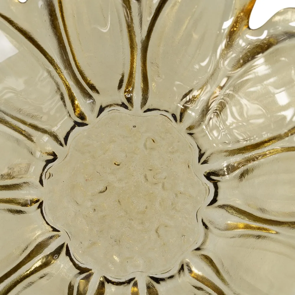 Platou Fructe Flower Sticla Verde - CreativDeco.ro [5]