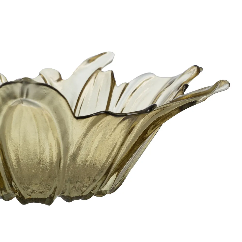 Platou Fructe Flower Sticla Verde - CreativDeco.ro [4]