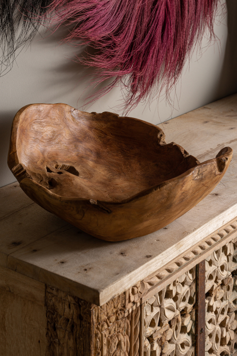 Centru de masa lemn tropical|Decoratiuni masa etnice [4]