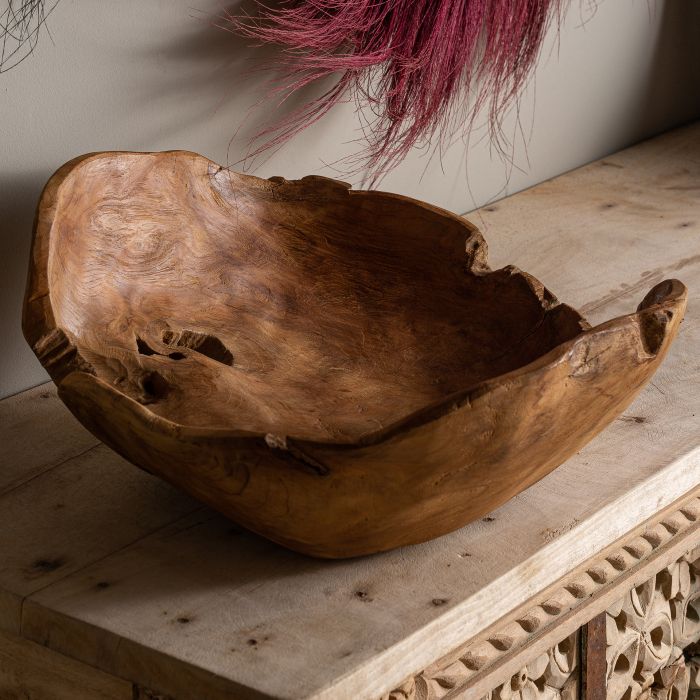 Centru de masa lemn tropical|Decoratiuni masa etnice [3]