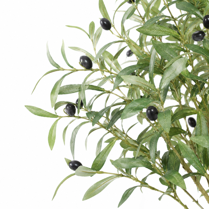Pom decorativ artificial măslin – plantă realistă în ghiveci [5]