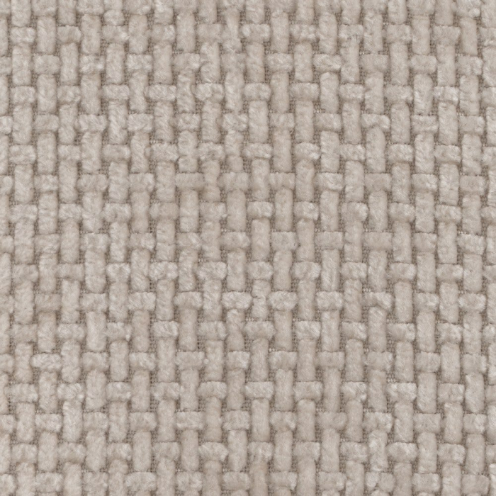 Puf bej stofă design organic [4]