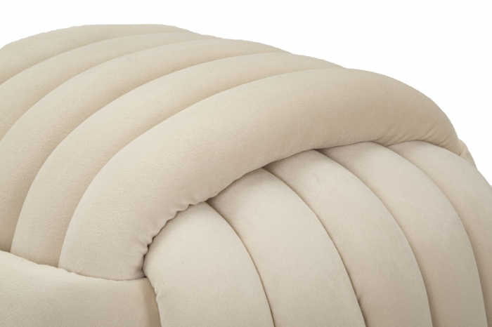 Puf Catifea Crem | Decor Nautic | Mobilier Versatil [5]