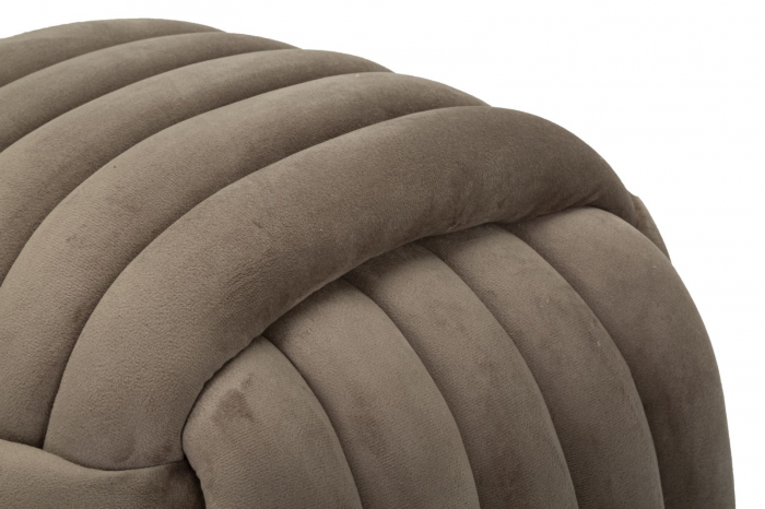 Puf Catifea Gri | Design Nautic | Mobilier Modern [7]