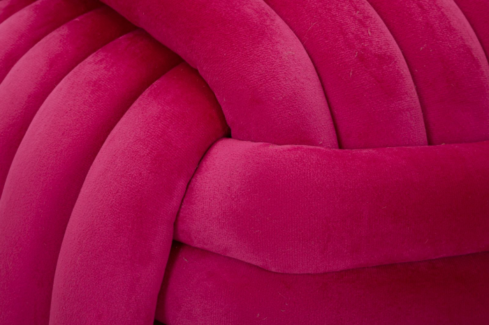 Puf Catifea Rosu Fuxia | Decor Indraznet | CreativDeco [6]