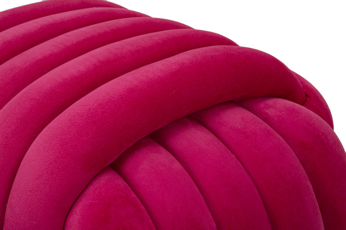 Puf Catifea Rosu Fuxia | Decor Indraznet | CreativDeco [7]