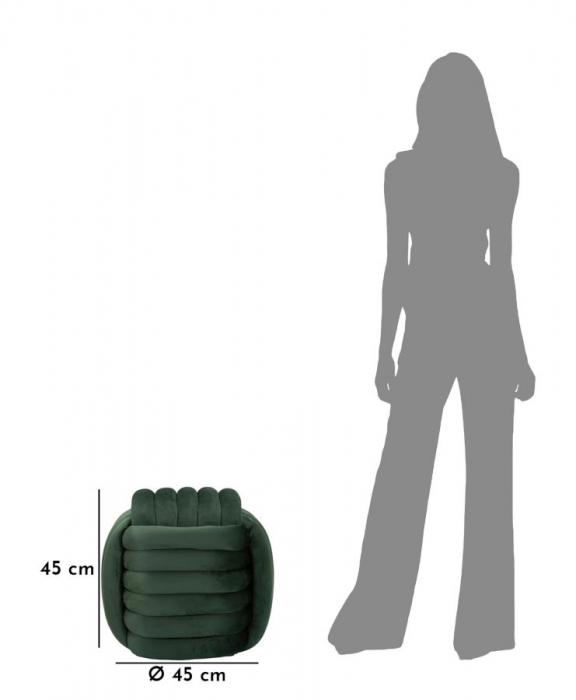 Puf Catifea Verde | Tema Nautica | Mobilier Tineret [8]