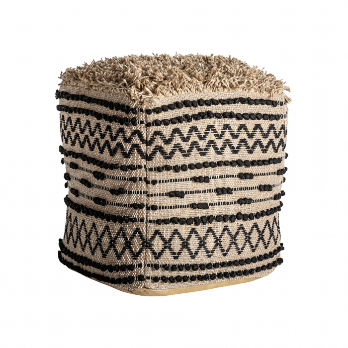 Puf iuta negru natural|Pufuri moderne [2]