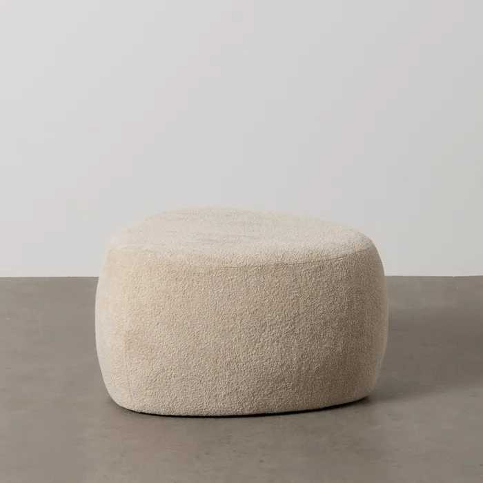 Puf rotund poliester modern|Mobilier relaxare elegant [1]