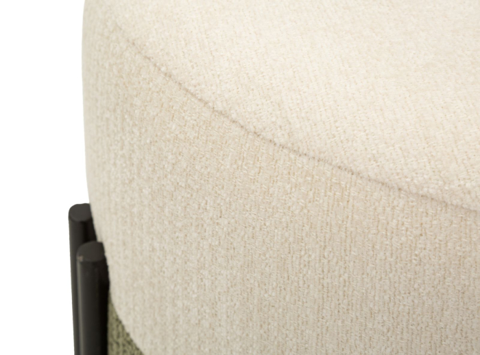 Puf în stil modern bicolor mic [5]