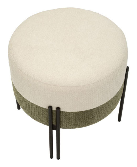 Puf în stil modern bicolor mic [3]