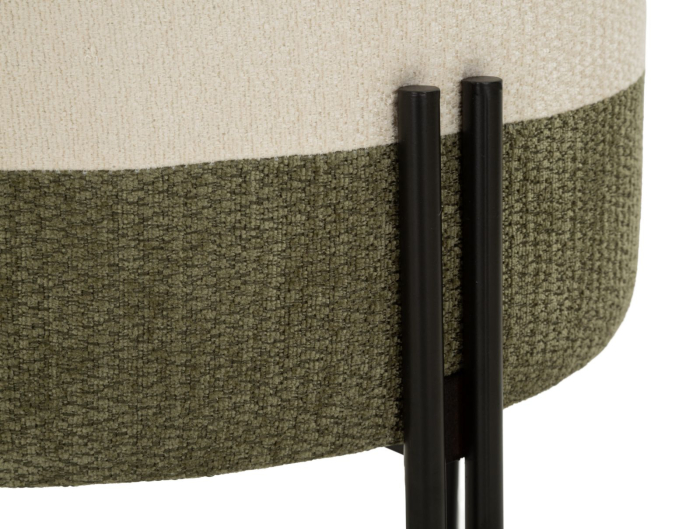 Puf în stil modern bicolor mic [4]