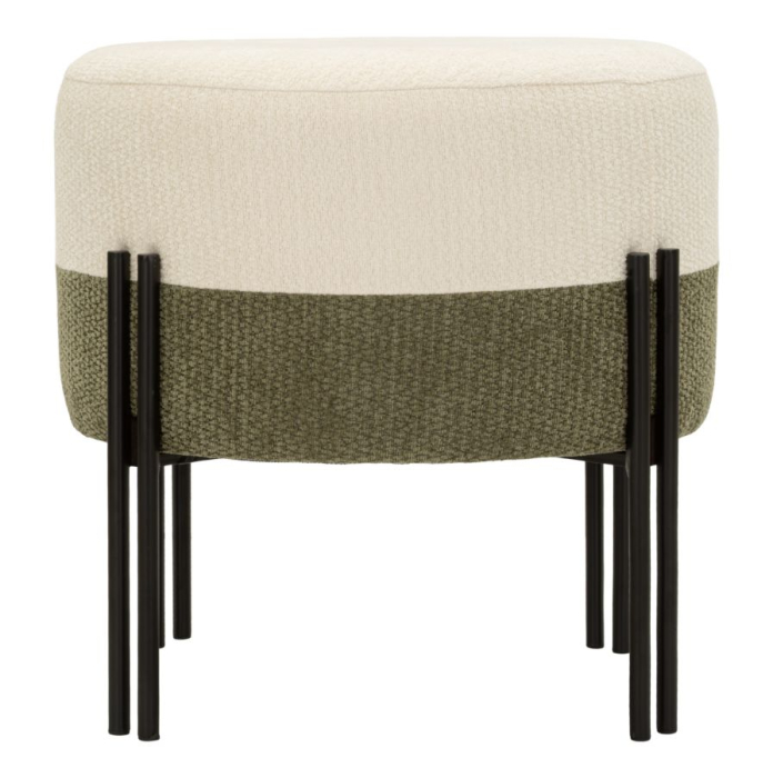 Puf în stil modern bicolor mic [2]